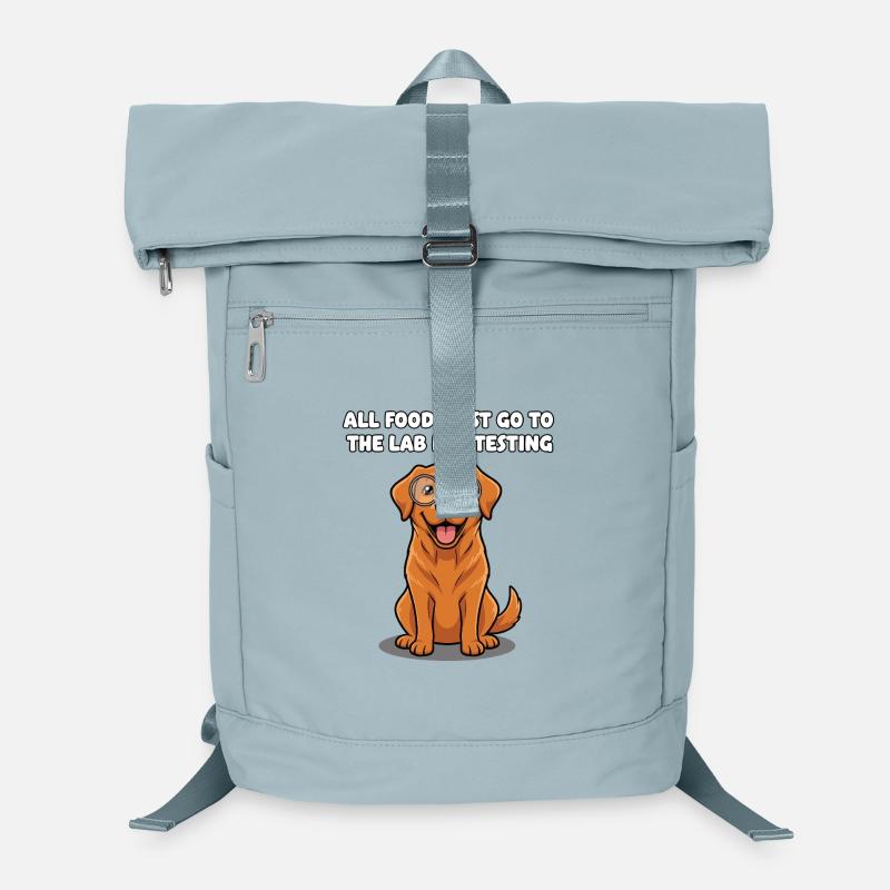 Laborhund mit Brille Spruch Laptop-Rucksack 