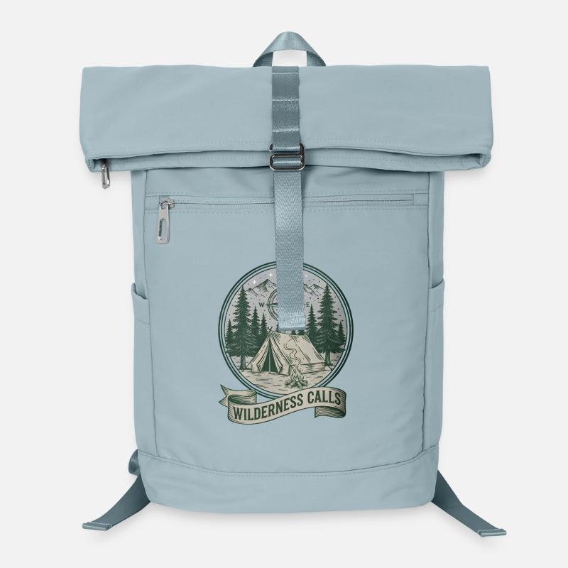 Die Wildnis ruft das Kompass-Camp Laptop-Rucksack 