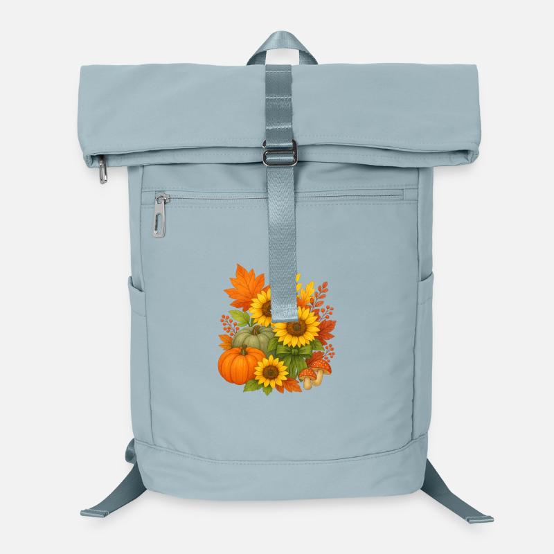 Herbsternte Sonnenblumen Laptop-Rucksack 