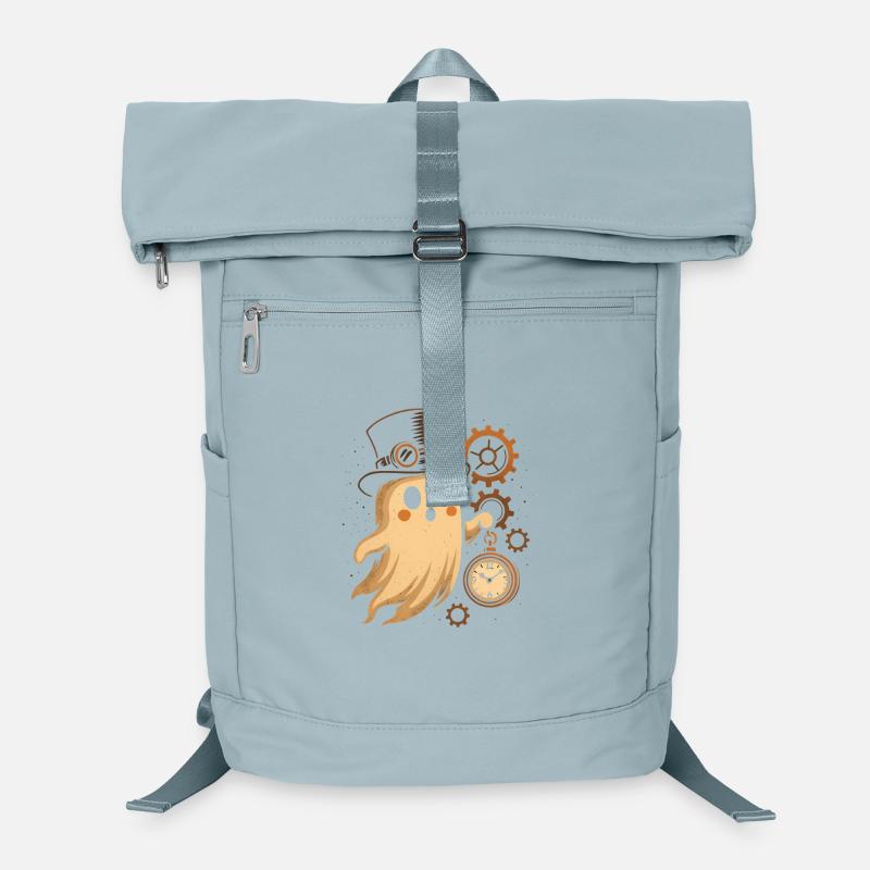 Steampunk Ghost Clockwork Laptop Backpack