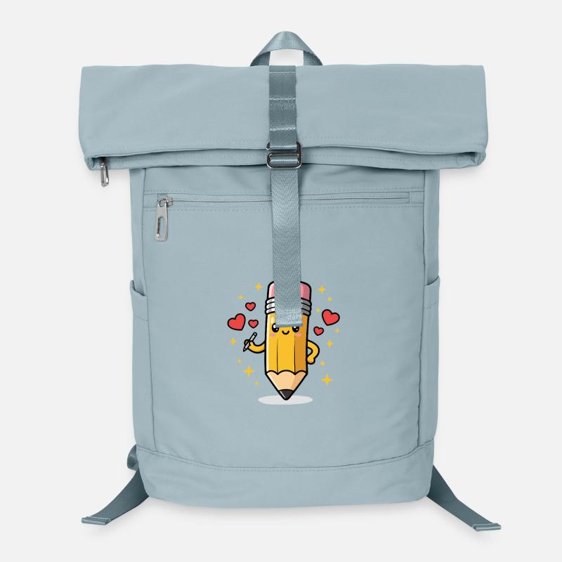 Dessin animé drôle d’école enseignant élève Sac à dos ordinateur