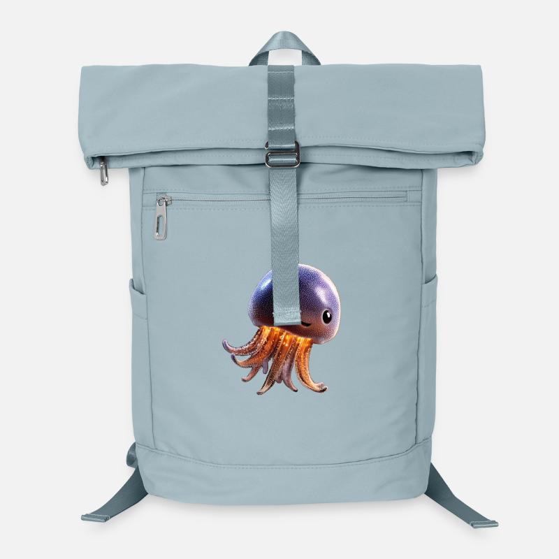 Méduse Méduse de feu Méduse Méduse mignonne Sac à dos ordinateur