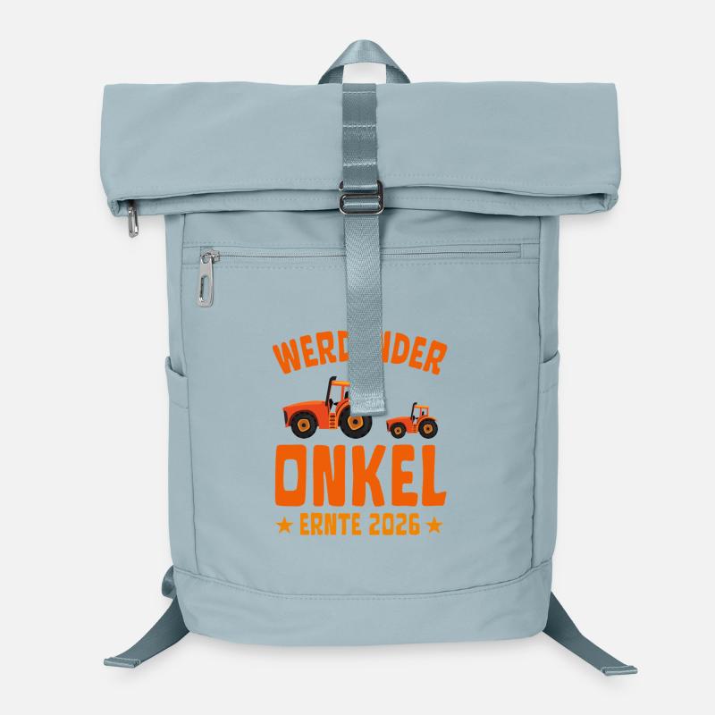 Expectant UNCLE Harvest 2026 Tractor - Laptop Backpack - ice blue