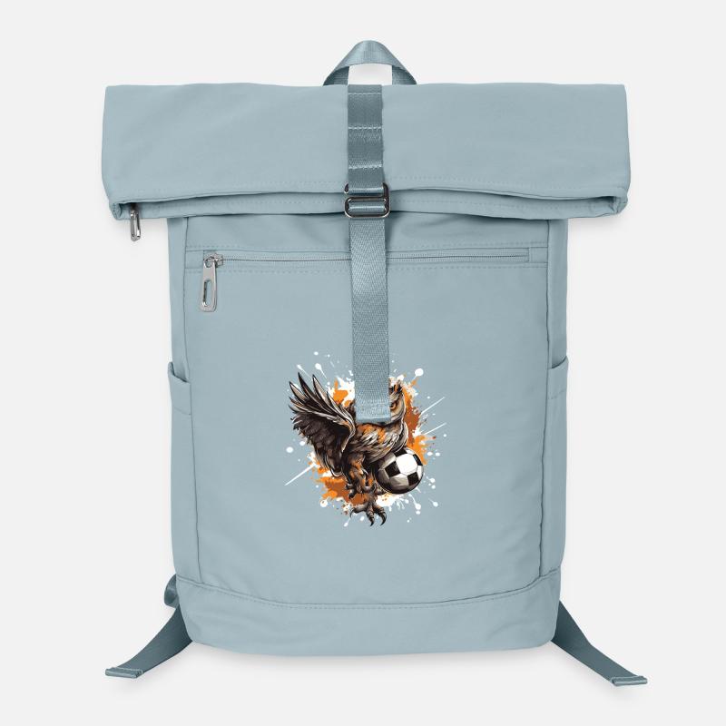 Eule Fussball Team Laptop-Rucksack 