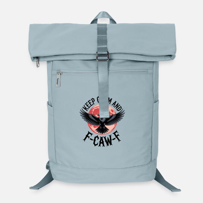 Image de l'aile de la lune du corbeau Sac à dos ordinateur