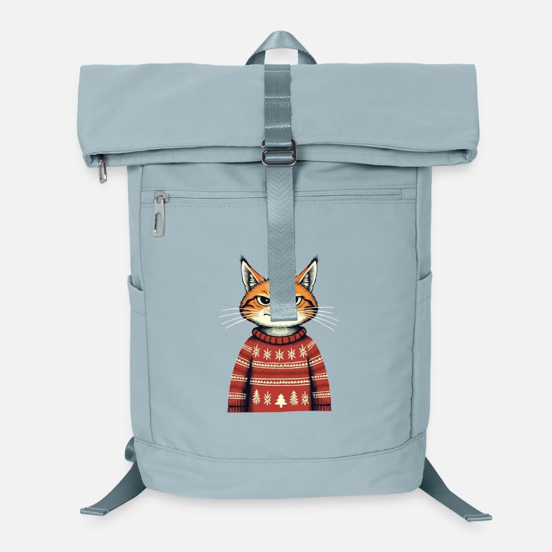 Chat de Noël Sac à dos ordinateur