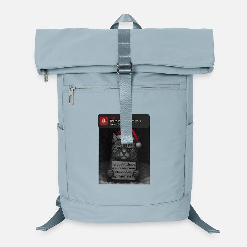 Chat Noël avec des chats drôles Sac à dos ordinateur