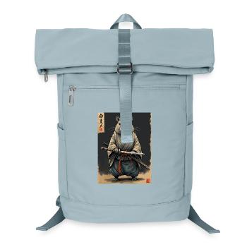 Cappibara Samurai with Katana - Laptop Backpack - ice blue - Front