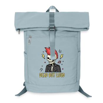Tot aber Laut Punk-Skelett - Laptop-Rucksack  - Eisblau - Vorne