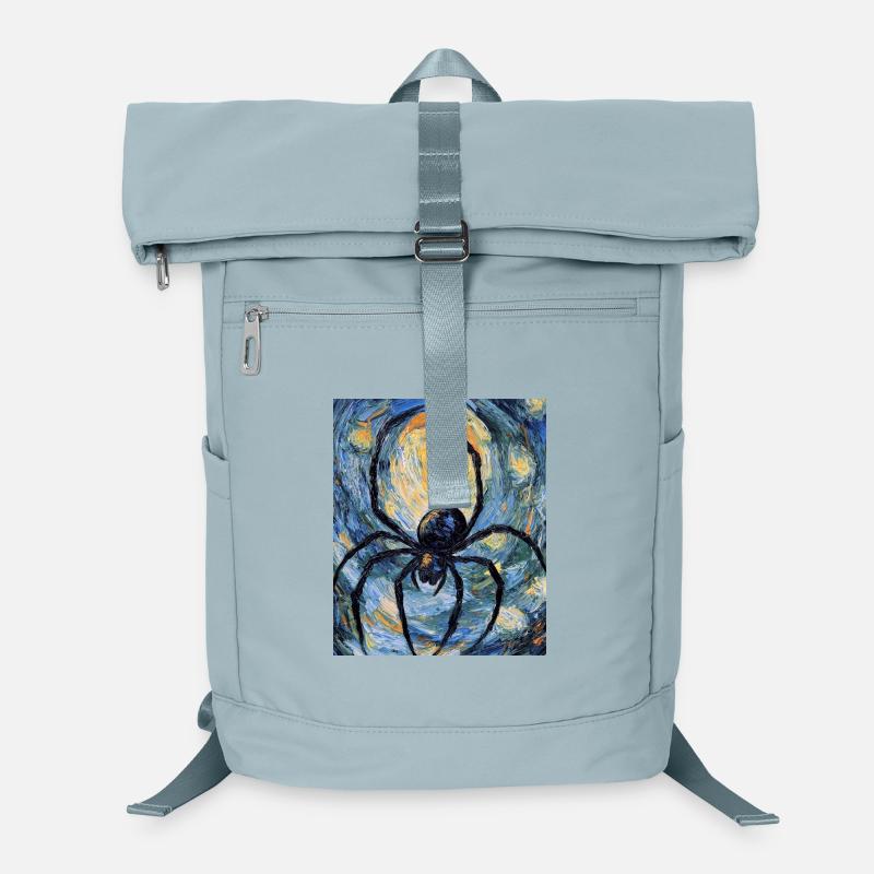 araignées araignées Halloween style Van Gogh Sac à dos ordinateur