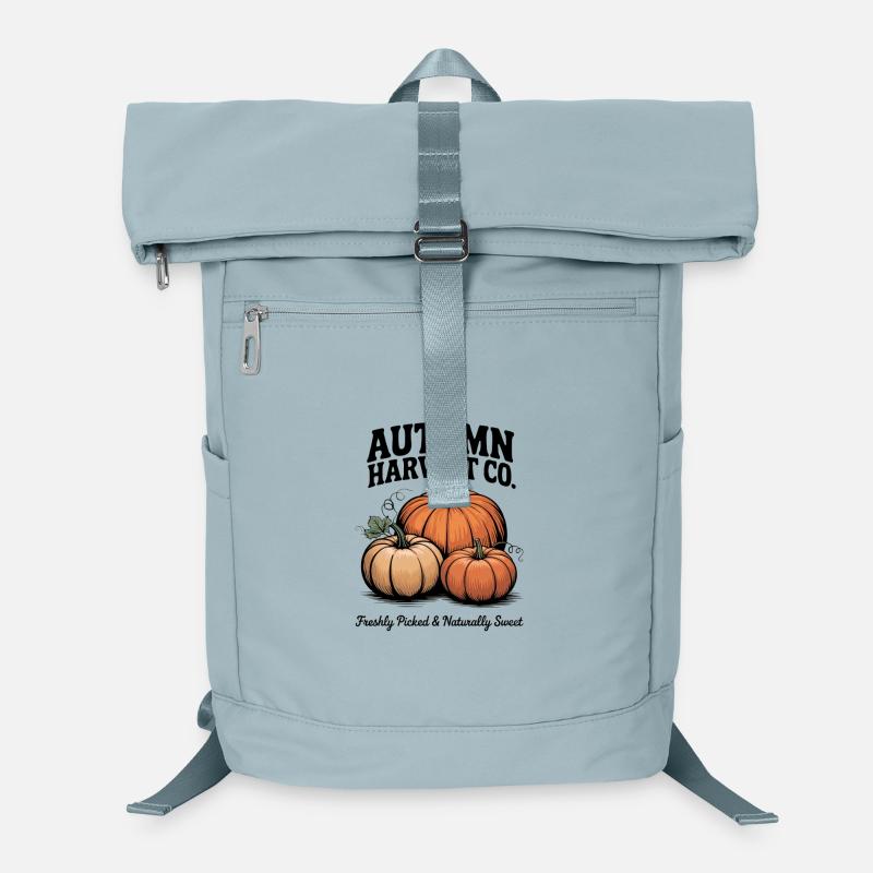 Vintage Fruit Ad – Pumpkin Laptop Backpack