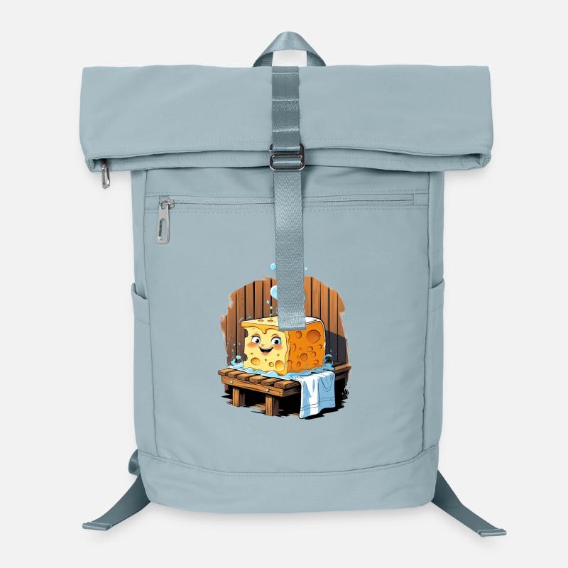 Cheese in sauna Smile and sweat Laptop Backpack