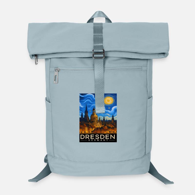 Lumière nocturne de Dresde Horizon Sac à dos ordinateur