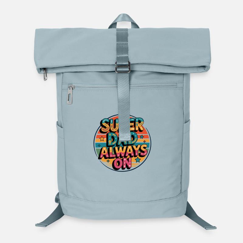 Super Dad Always On Laptop-Rucksack 