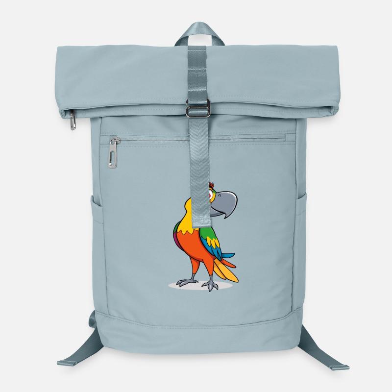 Bunter Papagei Cartoon Laptop-Rucksack 