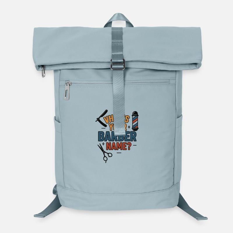 What’s Your Barber Name? Funny Meme  Laptop Backpack
