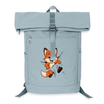 Süßer Comic Fuchs – Kinder & Tierliebhaber Motiv - Laptop-Rucksack  - Eisblau - Vorne