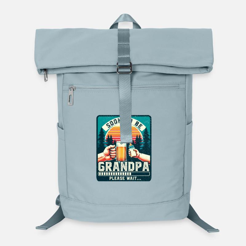 Werdender Opa loading zukünftiger Großvater Laptop-Rucksack 