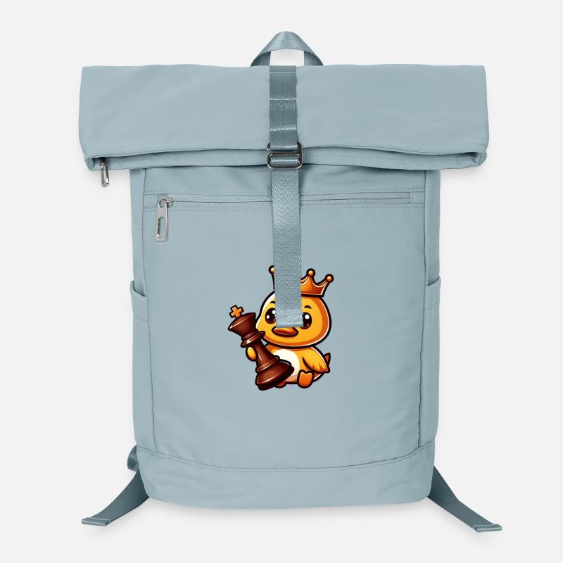 Mignon canard poussin échecs roi reine figurine Sac à dos ordinateur