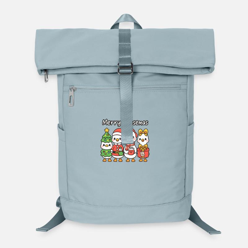 Merry Goosemas Quartet, Kawaii Ducks Laptop Backpack
