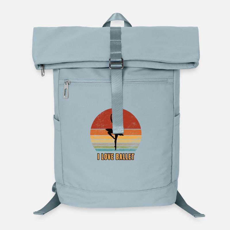 I LOVE BALLET Ballerina Dancer Ballet Dancer Laptop Backpack
