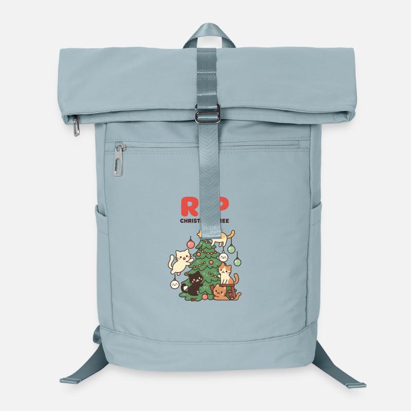 RIP Arbre de Noël pour chats, Amour des chatons Sac à dos ordinateur