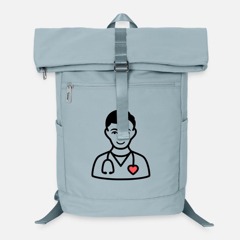Freundlicher Arzt | Medizin mit Herz Laptop-Rucksack 