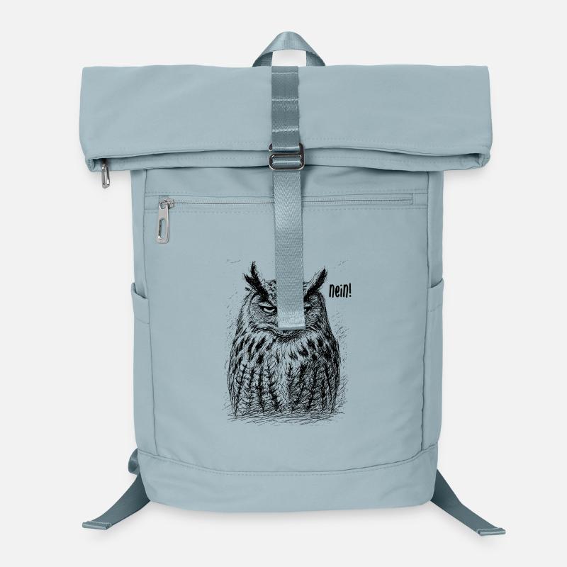 Müde Eule - Nein Laptop-Rucksack 