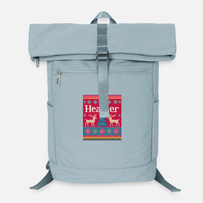 Nom festif Heather Ugly Chrismas Style, Noël Sac à dos ordinateur