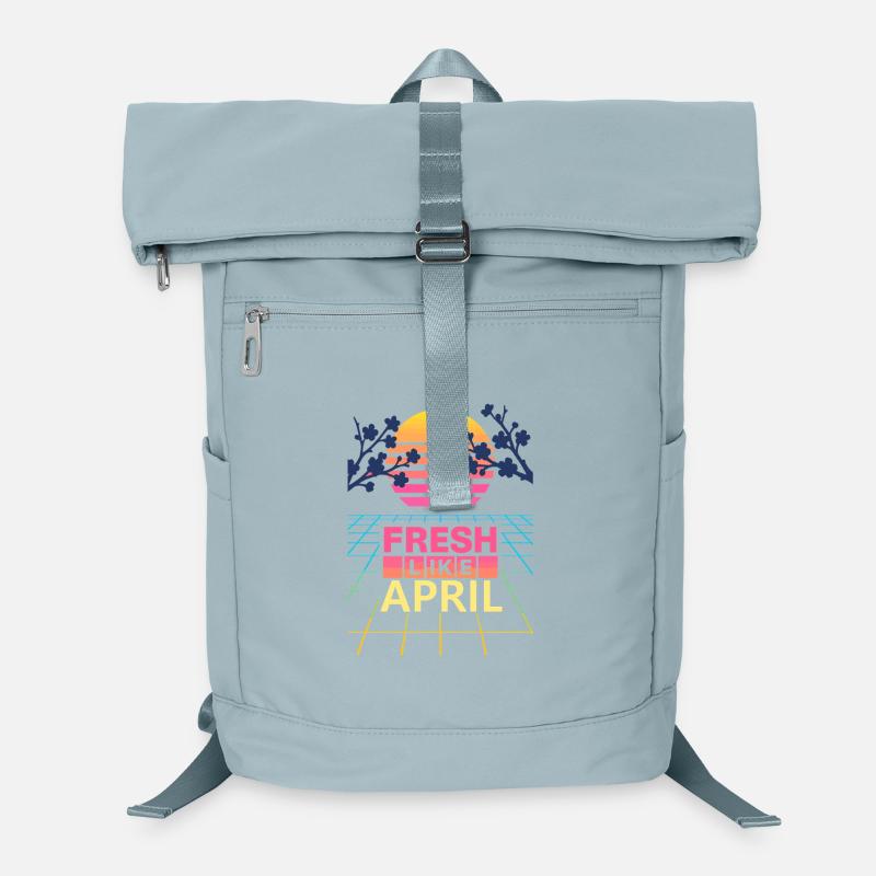 FRESH LIKE APRIL Retro Spring Cherry Blossom Laptop Backpack