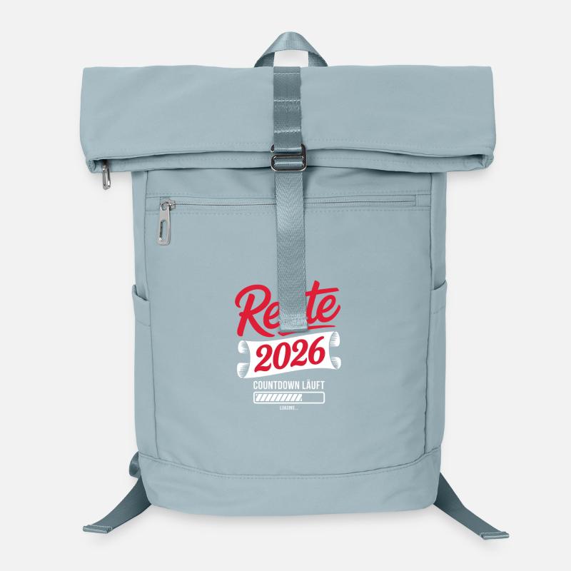 Rente 2026 Countdown Logo Laptop-Rucksack 
