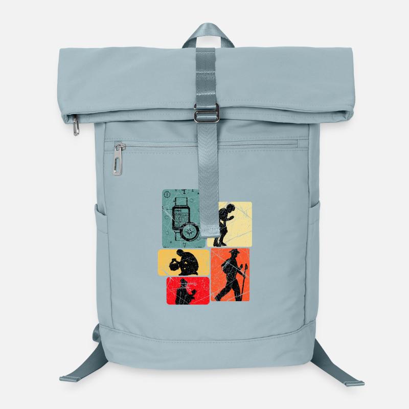 Entdeckerdesign: Expeditionen & Kompass Laptop-Rucksack 