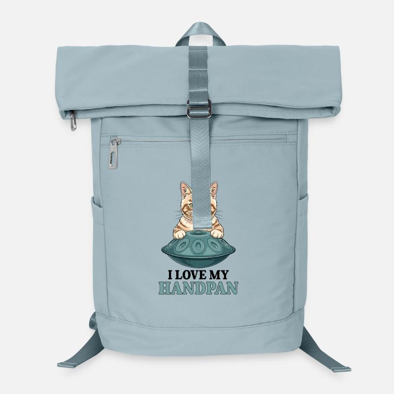 Handpan Cat Laptop-Rucksack 