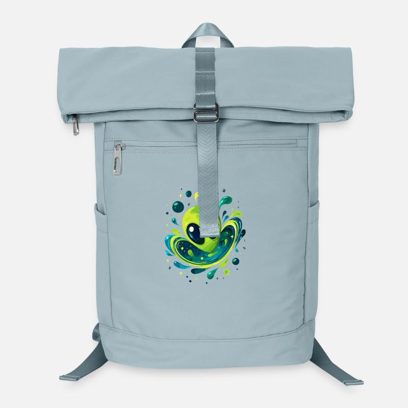 Galactic Alien Vortex Laptop Backpack