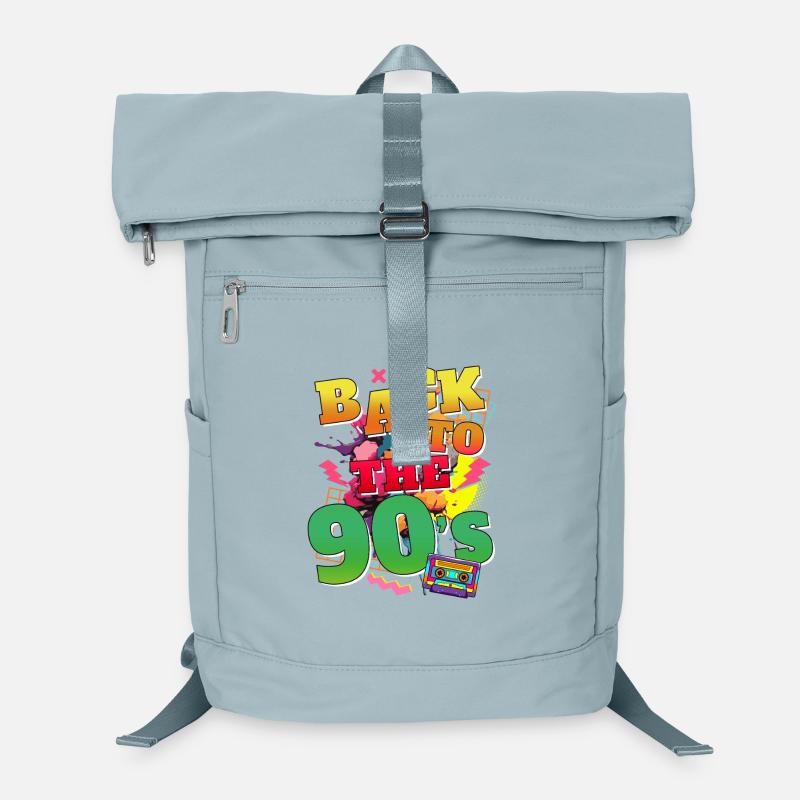 Back to the 90s Neon Graffiti Laptop-Rucksack 