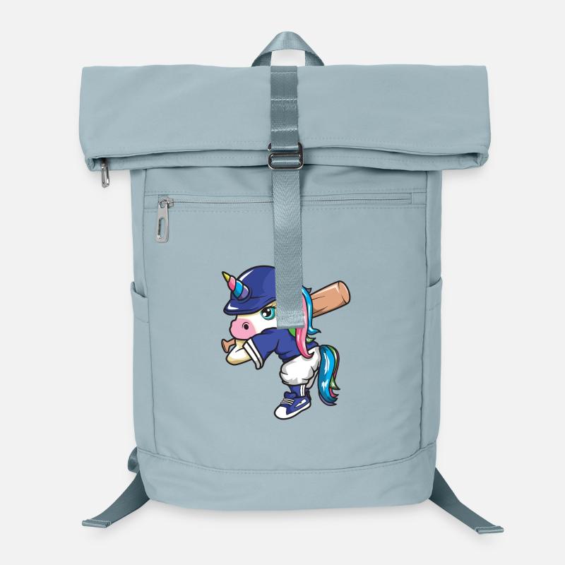 Joueuse de softball licorne d’un dab Sportive drôle Sac à dos ordinateur