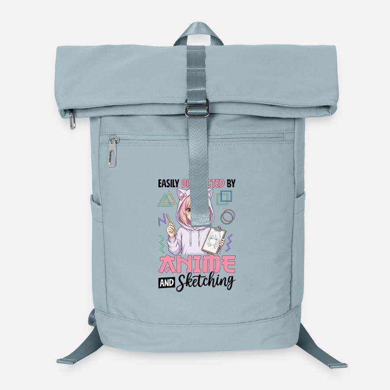 Facilement distrait par l’anime et le dessin Sac à dos ordinateur