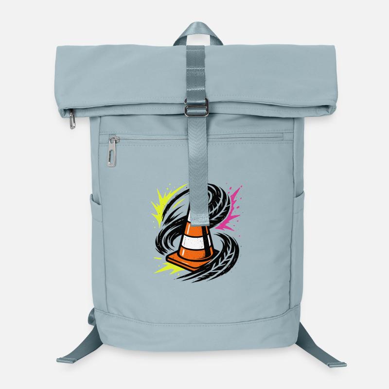 Drift Auto Tuning, Pylon Burnout, Racing Laptop-Rucksack 