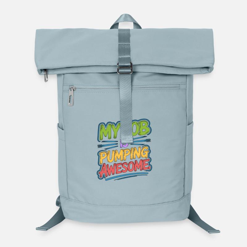 Cardiac Tech My Job Is Pumping Awesome Echo Tech Laptop Backpack