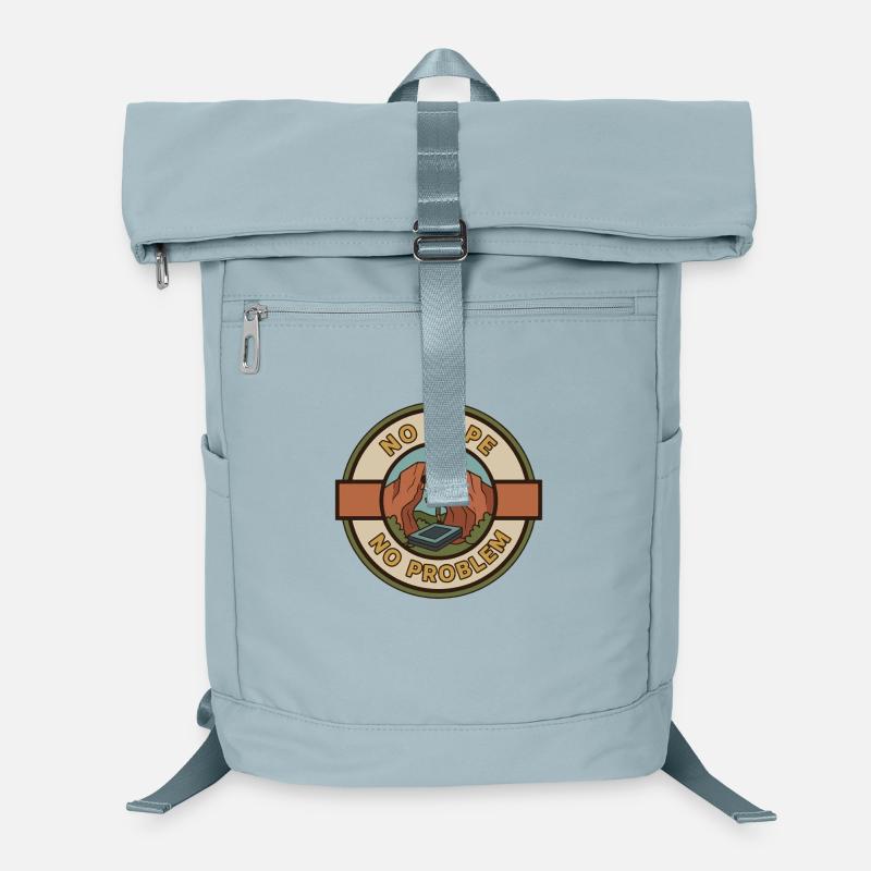 Kein Seil, kein Problem, Kletter-Abenteuer-Kunst Laptop-Rucksack 