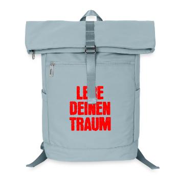 Lebe Deinen Traum  - Laptop-Rucksack  - Eisblau - Vorne