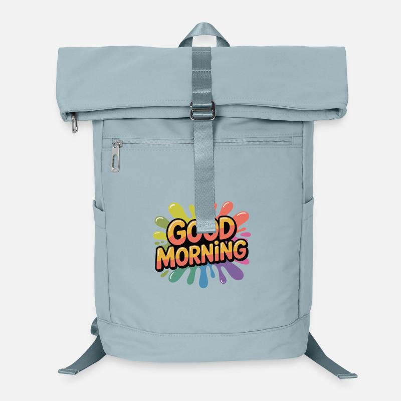 Guten Morgen Regenbogenspritzer Laptop-Rucksack 