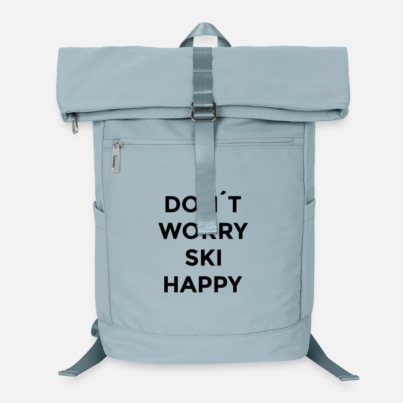 Don't Worry Ski Happy Style Laptop Backpack