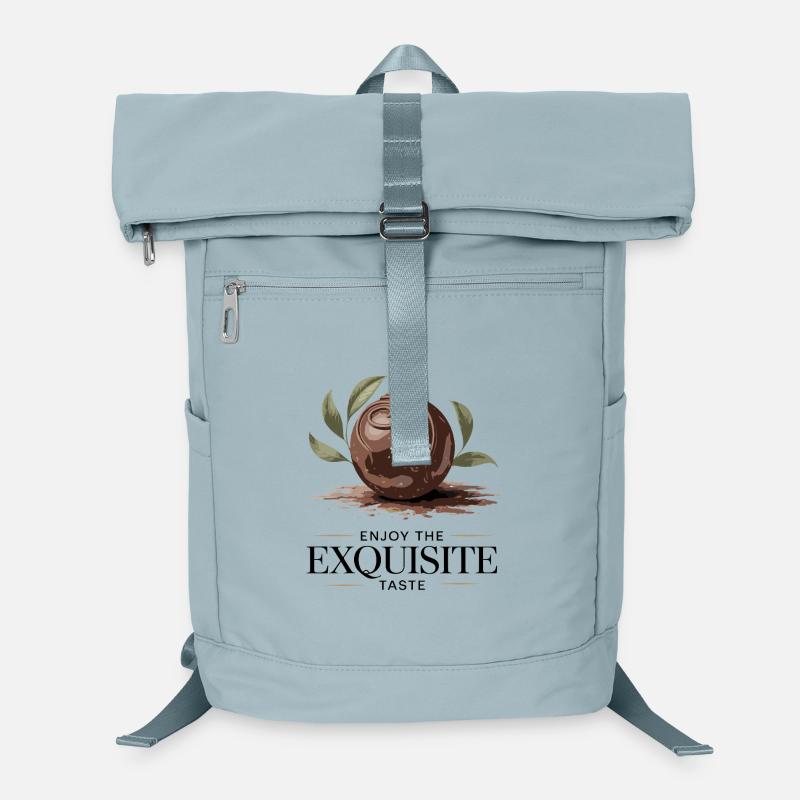 Éclat de feuille de truffe au chocolat Sac à dos ordinateur