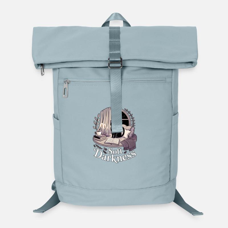 Soft Darkness Cozy Goth Katze Laptop-Rucksack 