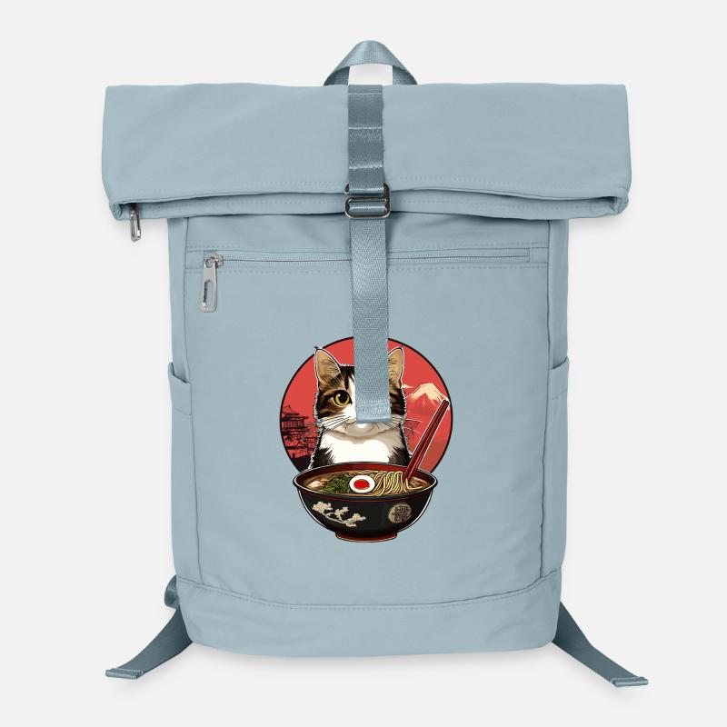 Katzen mit Ramen Laptop-Rucksack 