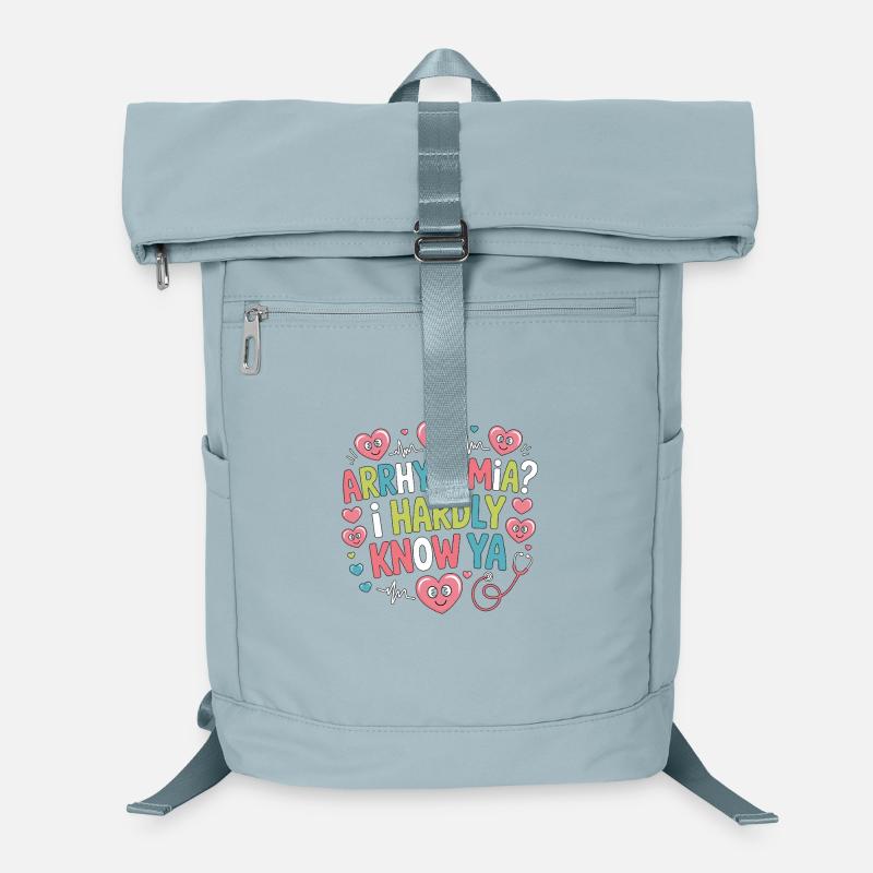 Cardiac Tech Arrhythmia I Hardly Know Echo Tech Laptop Backpack
