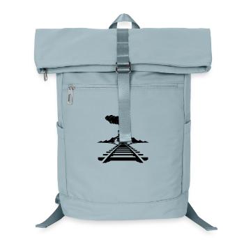Croquis ferroviaire - Sac à dos ordinateur - bleu glacier - Devant