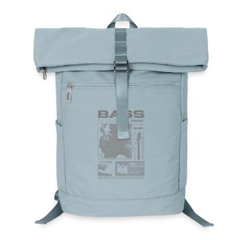 Bassgitarrenliebhaber Bassist Streetwear - Laptop-Rucksack  - Eisblau - Vorne