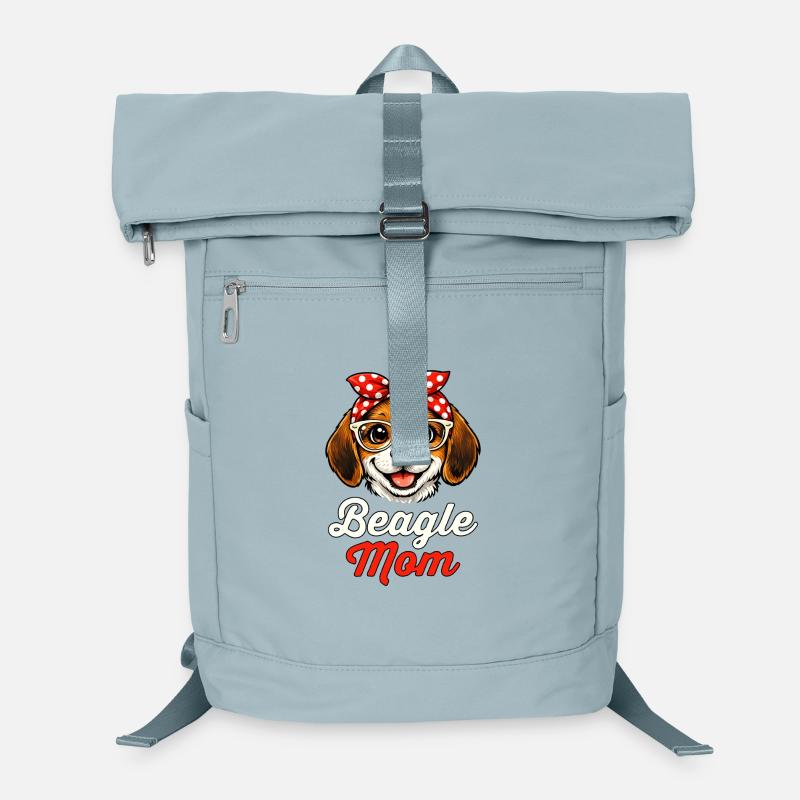 Beagle Mom Mama Rétro Vintage Sac à dos ordinateur